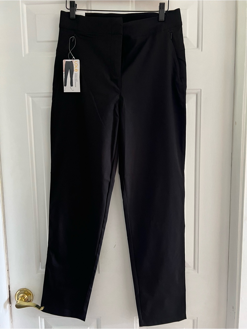 Lole Black Straight-Leg Performance Trousers